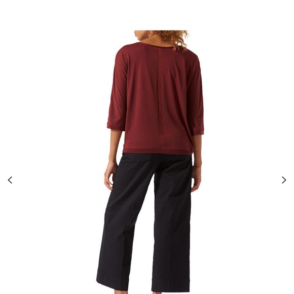 jigsaw silk batwing top